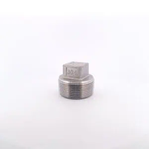 Pipe Plug Square Stainless Steel Class 150 Lead Free 304 Stainless Steel